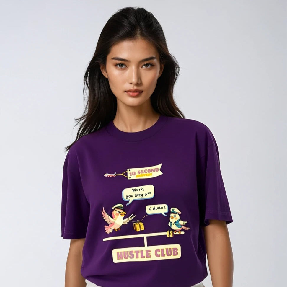 Delivery Birds Oversized T-shirt