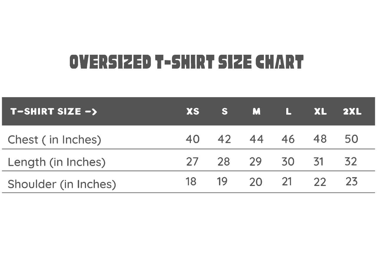 Devil grey Oversized Cotton T-Shirt