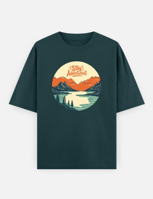 Adventure Oversized Cotton T-Shirt