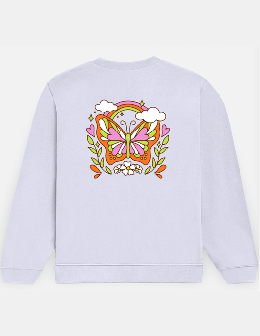Butterfly Graphic Sweatshirt