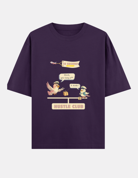 Delivery Birds Oversized T-shirt