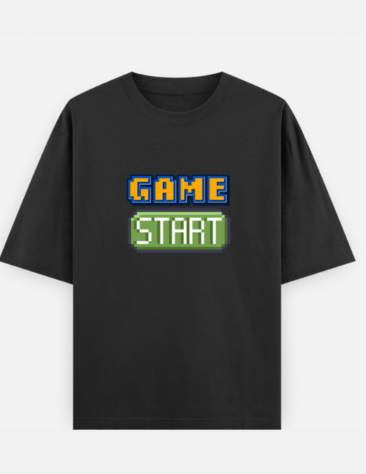 Game start Oversized Cotton T-Shirt