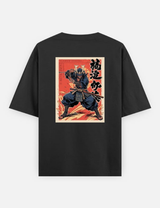Samurai Oversized Cotton T-Shirt