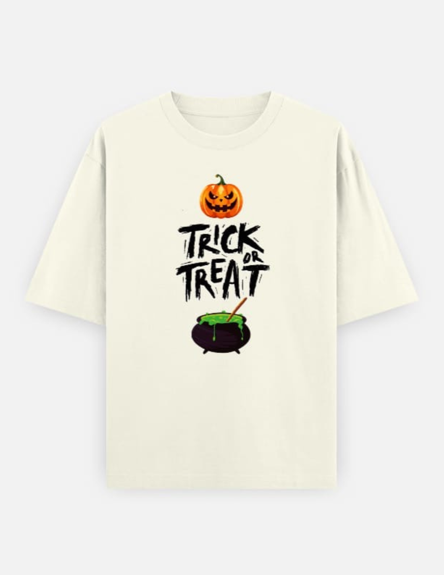 Trick Treat Oversized Cotton T-Shirt
