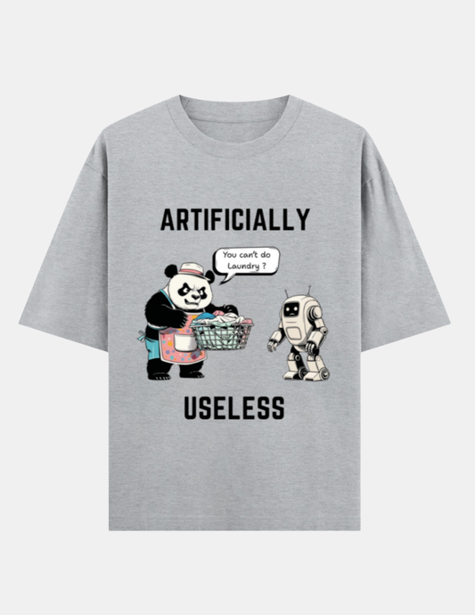 AI vs Panda Oversized T-shirt